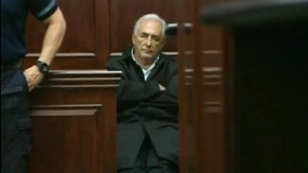 Dominique Strauss-Kahn sits in a courtroom Dominique Strauss-Kahn sits in a courtroom