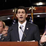 
House Budget Committee Chairman Paul Ryan (R-WI) speaks at a news conference held to unveil the House Republican budget blueprint in the Capitol in Washington April 5, 2011. REUTERS/Kevin Lamarque
