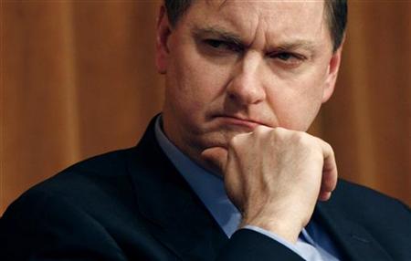 Chicago Federal Reserve Bank President Charles Evans attend a dinner function at a hotel in Hong Kong March 30, 2010. REUTERS/Tyrone Siu
Chicago Federal Reserve Bank President Charles Evans attend a dinner function at a hotel in Hong Kong March 30, 2010. REUTERS/Tyrone Siu