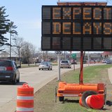 Road work sign Road work sign