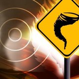Tornado graphic.