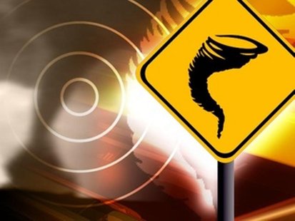 Tornado graphic. Tornado graphic.