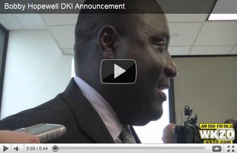 Kalamazoo Mayor Bobby Hopewell at the Downtown Kalamazoo Incorporated announcement Thursday afternoon. Kalamazoo Mayor Bobby Hopewell at the Downtown Kalamazoo Incorporated announcement Thursday afternoon.