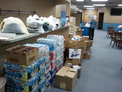 Supplies collected for Joplin Supplies collected for Joplin