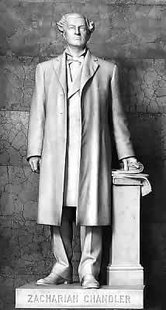 Statue of Zachariah Chandler now in Lansing Statue of Zachariah Chandler now in Lansing