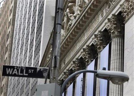 The outside of the New York Stock Exchange is seen in New York The outside of the New York Stock Exchange is seen in New York