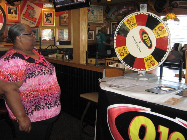 Q106 rocked with you at Applebees on South Cedar in Lansing during your lunch hour. Thanks for stopping by!