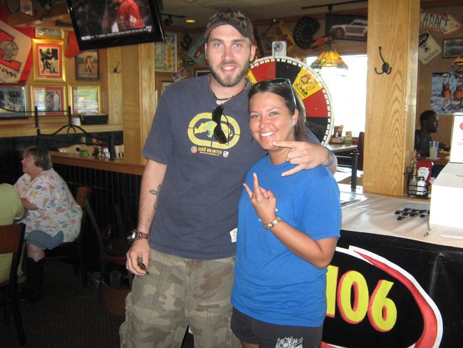 Q106 rocked with you at Applebees on South Cedar in Lansing during your lunch hour. Thanks for stopping by!