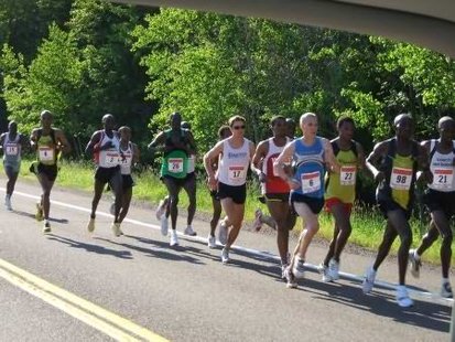 Runners In Grandma's Marathon