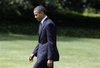 President Barack Obama departs the White House for a trip to Ohio