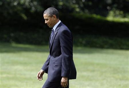 President Barack Obama departs the White House for a trip to Ohio