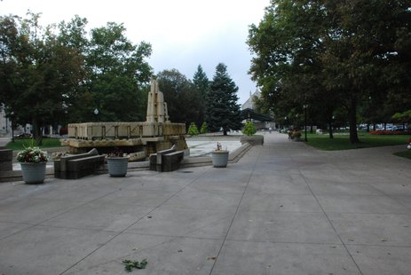 Bronson Park in Downtown Kalamazoo. Bronson Park in Downtown Kalamazoo.