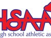 Michigan High School Athletic Association logo.