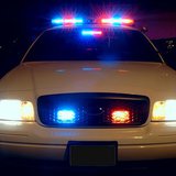 A police squad car A police squad car