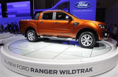 A new Ford Ranger Wildtrak is displayed during the first media day of the 81st Geneva International Motor Show A new Ford Ranger Wildtrak is displayed during the first media day of the 81st Geneva International Motor Show