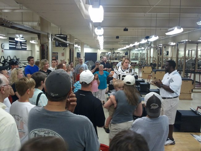 Football Night in Kalamazoo featuring WMU Broncos NFL players Greg Jennings, Louis Delmas, EJ Biggers, Jason Babin and Tony Scheffler.