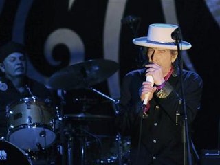 File photo of Bob Dylan performing in Vietnam