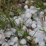 Strong Storm Drops Hail Strong Storm Drops Hail