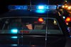 Police squad car graphic.