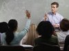 A teacher in a classroom