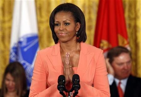 Michelle Obama speaks during the launch of "Joining Forces" at the White House in Washington, Michelle Obama speaks during the launch of "Joining Forces" at the White House in Washington,
