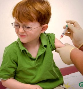 Child Getting A Shot Child Getting A Shot