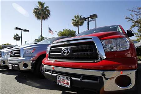 2011 Toyota Tundra pick-up trucks are pictured at a dealership in Glendale 2011 Toyota Tundra pick-up trucks are pictured at a dealership in Glendale