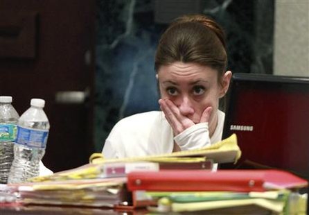 casey anthony crime scene photos. Casey Anthony reacts during