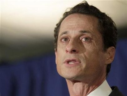 U.S. Congressman Anthony Weiner (D-NY) speaks to the press in New York U.S. Congressman Anthony Weiner (D-NY) speaks to the press in New York