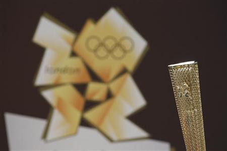 A prototype of the London 2012 Olympic Torch is seen at St Pancras station in London A prototype of the London 2012 Olympic Torch is seen at St Pancras station in London