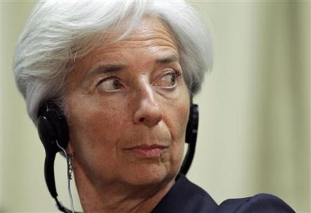 France's Finance and Economy Minister Christine Lagarde attends a news conference in Brasilia France's Finance and Economy Minister Christine Lagarde attends a news conference in Brasilia