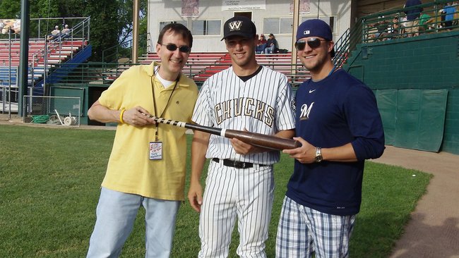 Belky threw out the first pitch at this game.