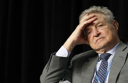 Chairman of Soros foundation George Soros attends the Avoided Deforestation Partners organization conference on a sidelines of the UN climat Chairman of Soros foundation George Soros attends the Avoided Deforestation Partners organization conference on a sidelines of the UN climat