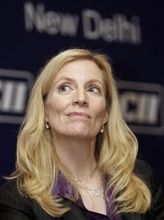 Lael Brainard attends a business conference organised by the CII in New Delhi Lael Brainard attends a business conference organised by the CII in New Delhi