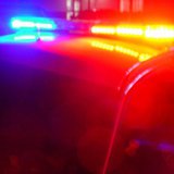 Police lights on a police car Police lights on a police car