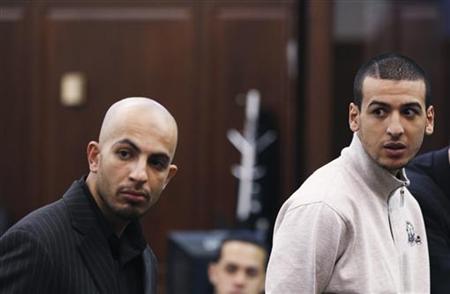 Ahmed Ferhani and Mohammed Mamdouh stand before a judge during their arraignment in Manhattan criminal court in New York Ahmed Ferhani and Mohammed Mamdouh stand before a judge during their arraignment in Manhattan criminal court in New York