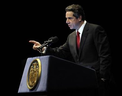 New York Governor Cuomo presents his 2011-12 budget proposal in Albany New York Governor Cuomo presents his 2011-12 budget proposal in Albany