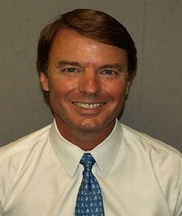 Handout booking image of former Senator and vice presidential candidate John Edwards