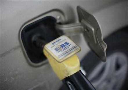 E85 Ethanol biodiesel fuel is shown being pumped into a vehicle at a gas station in Nevada, Iowa E85 Ethanol biodiesel fuel is shown being pumped into a vehicle at a gas station in Nevada, Iowa