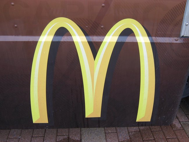 Q106 & McDonald's had a good time with you before the game, the samples of the new McCafe Mango Pineapple Real Fruit Smoothie.