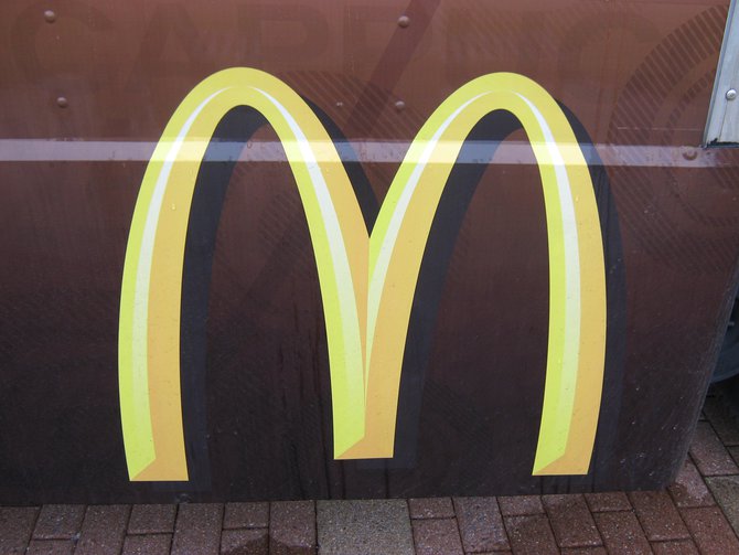 Q106 & McDonald's had a good time with you before the game, the samples of the new McCafe Mango Pineapple Real Fruit Smoothie.