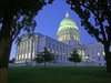 Wisconsin State Capitol at night
