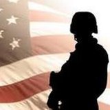 Soldier against a U.S. flag graphic (properly sized) Soldier against a U.S. flag graphic (properly sized)