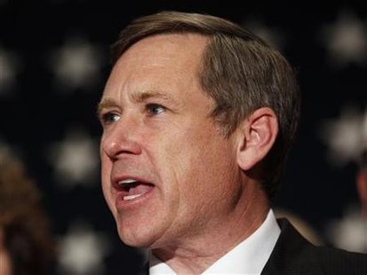 Republican U.S. Senate candidate Mark Kirk of Illinois speaks to supporters after beating Democratic nominee Alexi Giannoulias, at an electi Republican U.S. Senate candidate Mark Kirk of Illinois speaks to supporters after beating Democratic nominee Alexi Giannoulias, at an electi