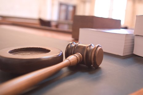 Judge's Gavel In The Courtroom Judge's Gavel In The Courtroom