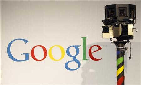 A camera used for Google street view is pictured at the CeBIT computer fair in Hanover A camera used for Google street view is pictured at the CeBIT computer fair in Hanover