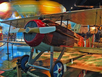 A plane sits in the Air Zoo on Portage rd. A plane sits in the Air Zoo on Portage rd.