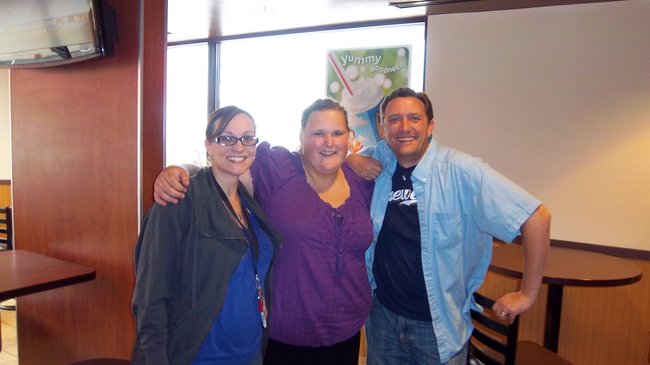 Lunch with Lee and Nikki Medford McDonalds