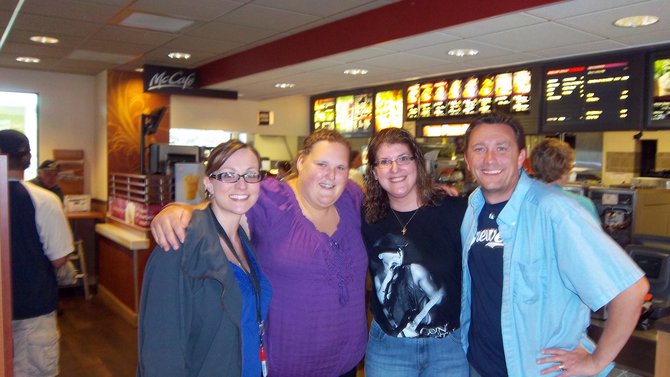 Lunch with Lee and Nikki Medford McDonalds