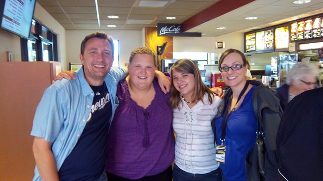 Lunch with Lee and Nikki Medford McDonalds